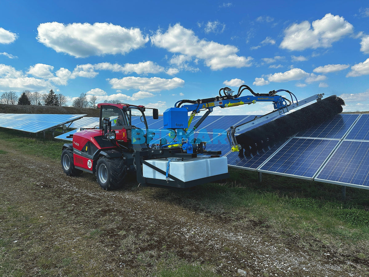 Sunbrush Eagle per mezzo Telescopico - spazzola automatica per pannelli fotovoltaici