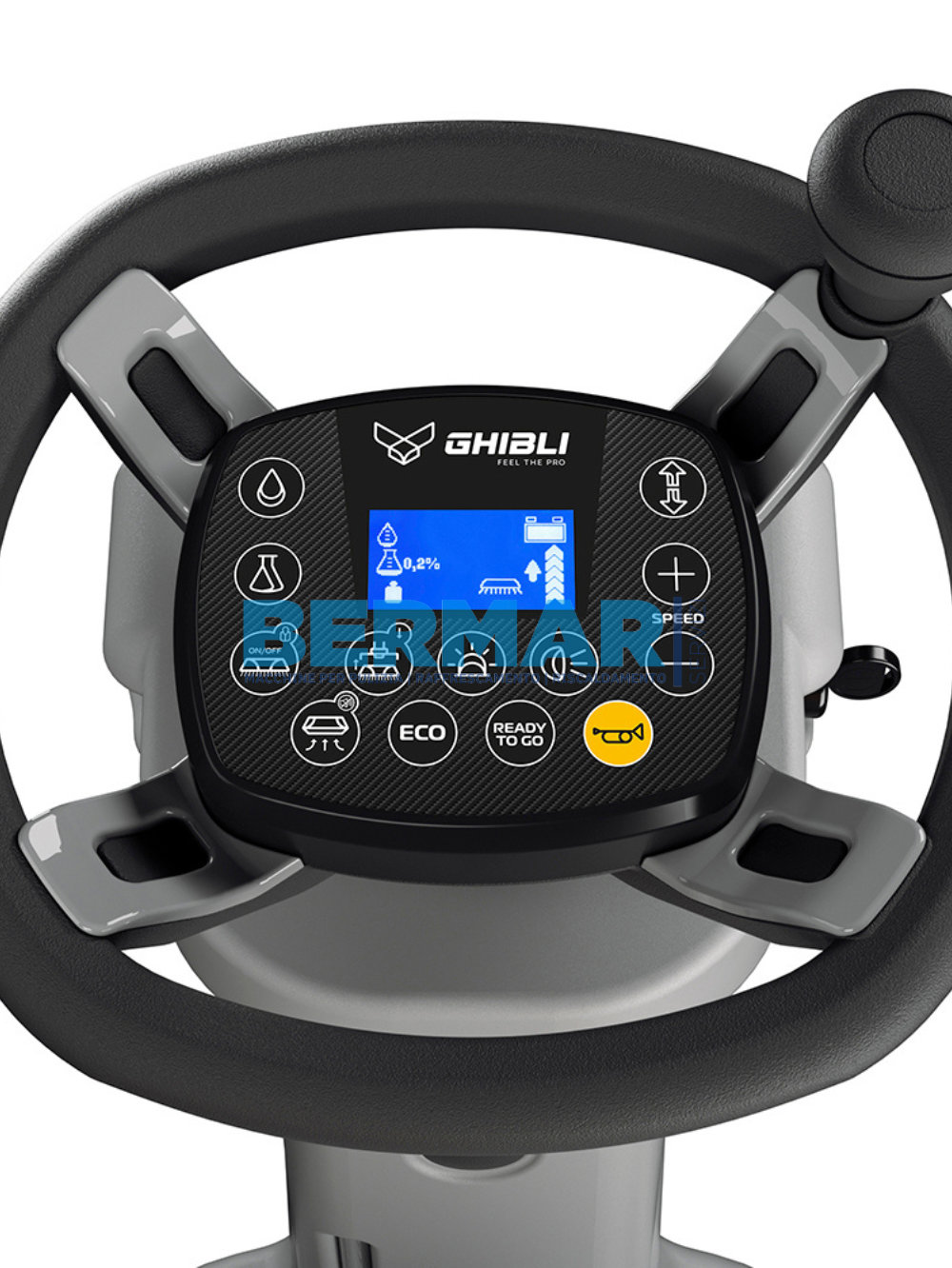 Lavapavimenti Uomo a bordo Ghibli Rush 65 RD 55