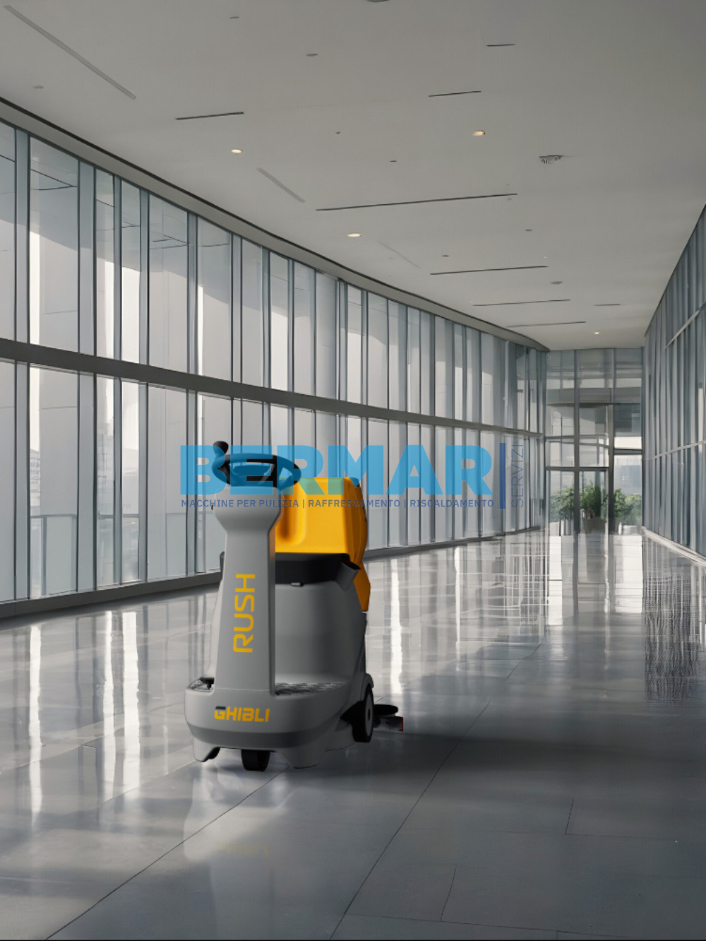 Lavapavimenti Uomo a bordo Ghibli Rush 65 RD 55