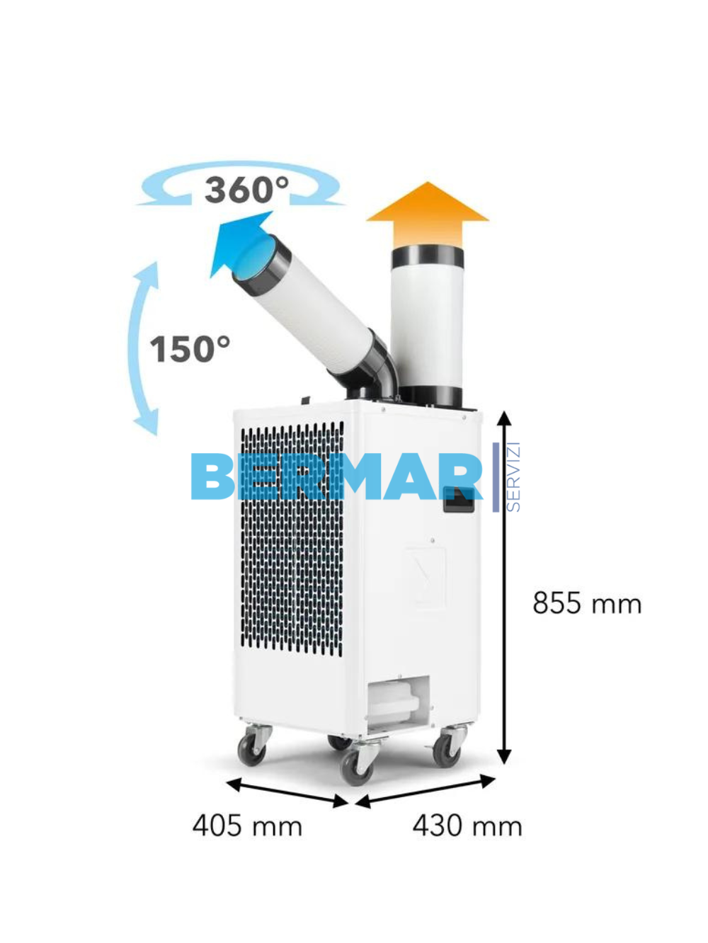 Condizionatore portatile Professionale TROTEC PT 2700 SP