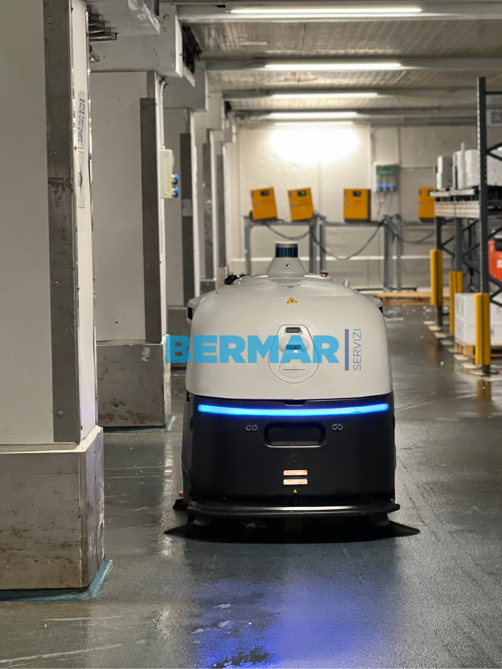 Lavapavimenti Lava-Spazza Industriale Automatica ECOBOT SC 80 PRO