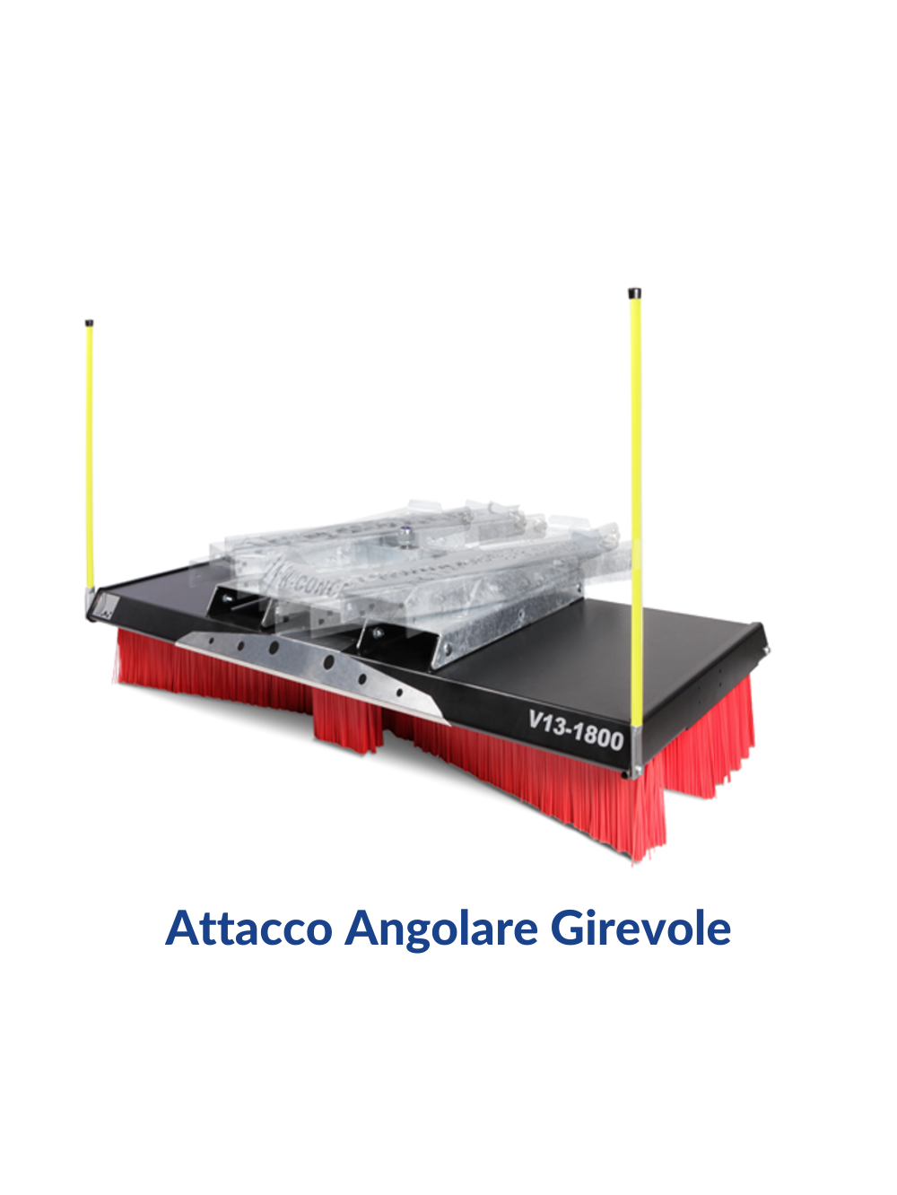 Attacchi vari per Spazzatrice per muletto, telescopico, trattore, ruspa