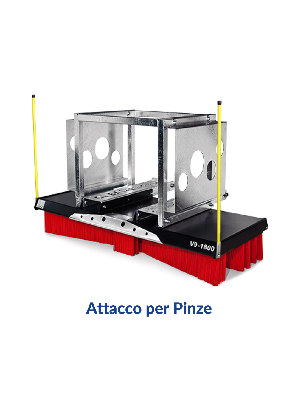 Attacchi vari per Spazzatrice per muletto, telescopico, trattore, ruspa