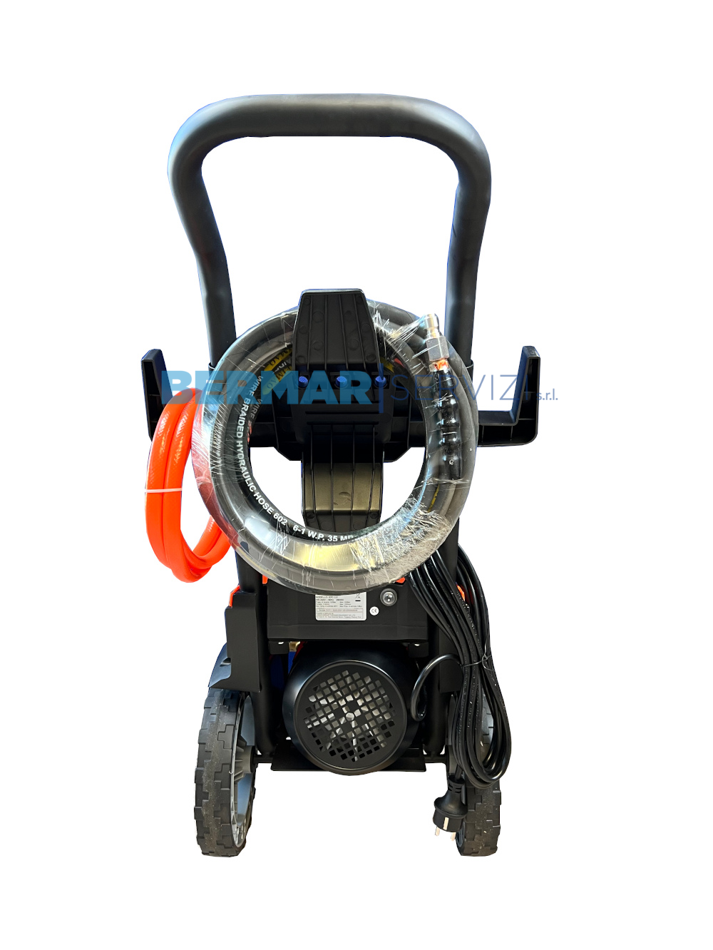Lavapavimenti Per Idropulitrici 33cm - Pressione 2500 PSI, Ruote 360°, Acciaio Inox, Compatibile Connessione Rapida 1/4 - Foto 2