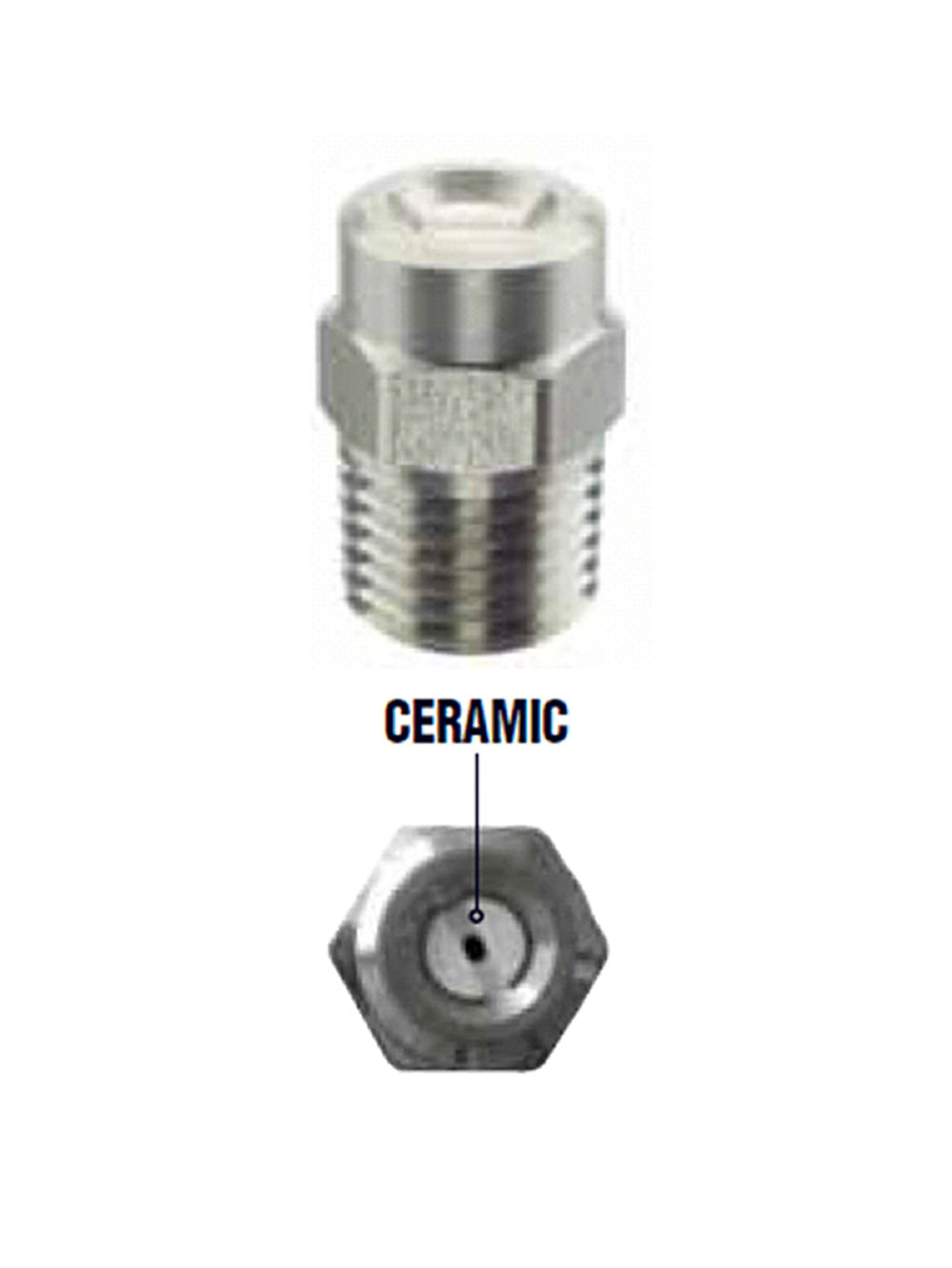 Ugello Alta Pressione in Ceramica per Idropulitrice 500 bar